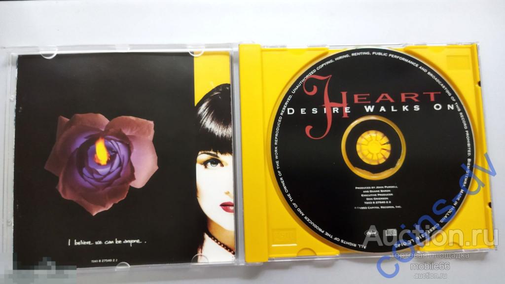 CD HEART  DESIRE WALKS ON 1993 CAPITOL 7243 8 27540 2 2 HOLLAND