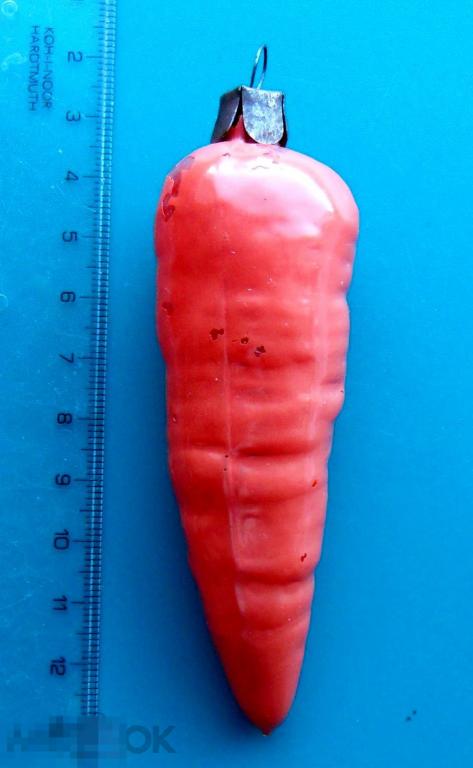 МОРКОВКА морковь СССР --- РР4 --- старая елочная игрушка