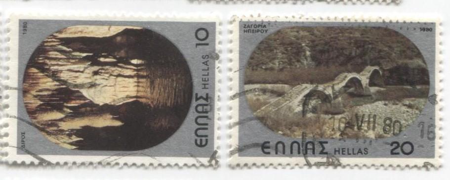 1980 Греция Замки - пещеры - мосты 3м.гаш