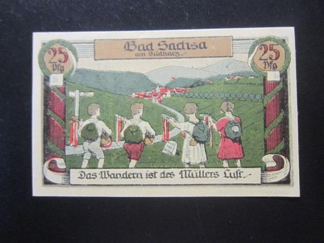 ГЕРМАНИЯ НОТГЕЛЬД  25  ПФЕННИГОВ   SACHSA