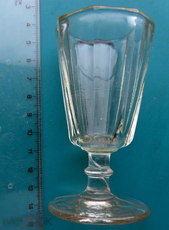 РЮМКА - ЛАФЕТНИК ЦАРСКАЯ ДО 1917 ГОДА стекло.  - 1Шк (1)