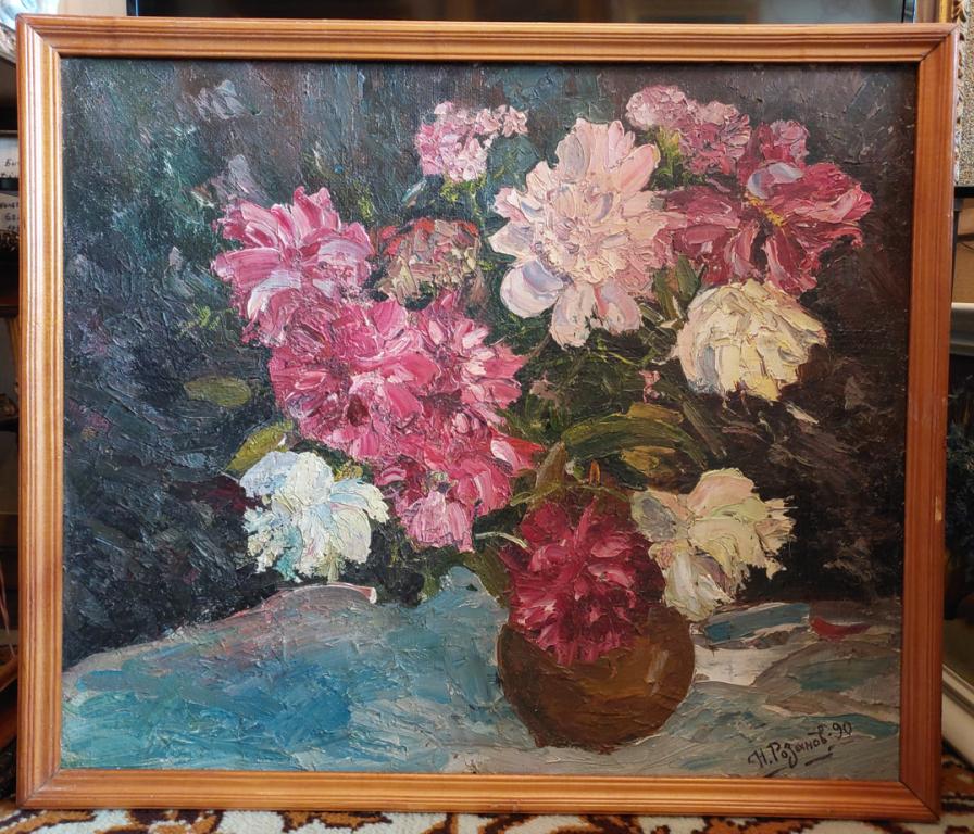 Картина масло оргалит 90г.