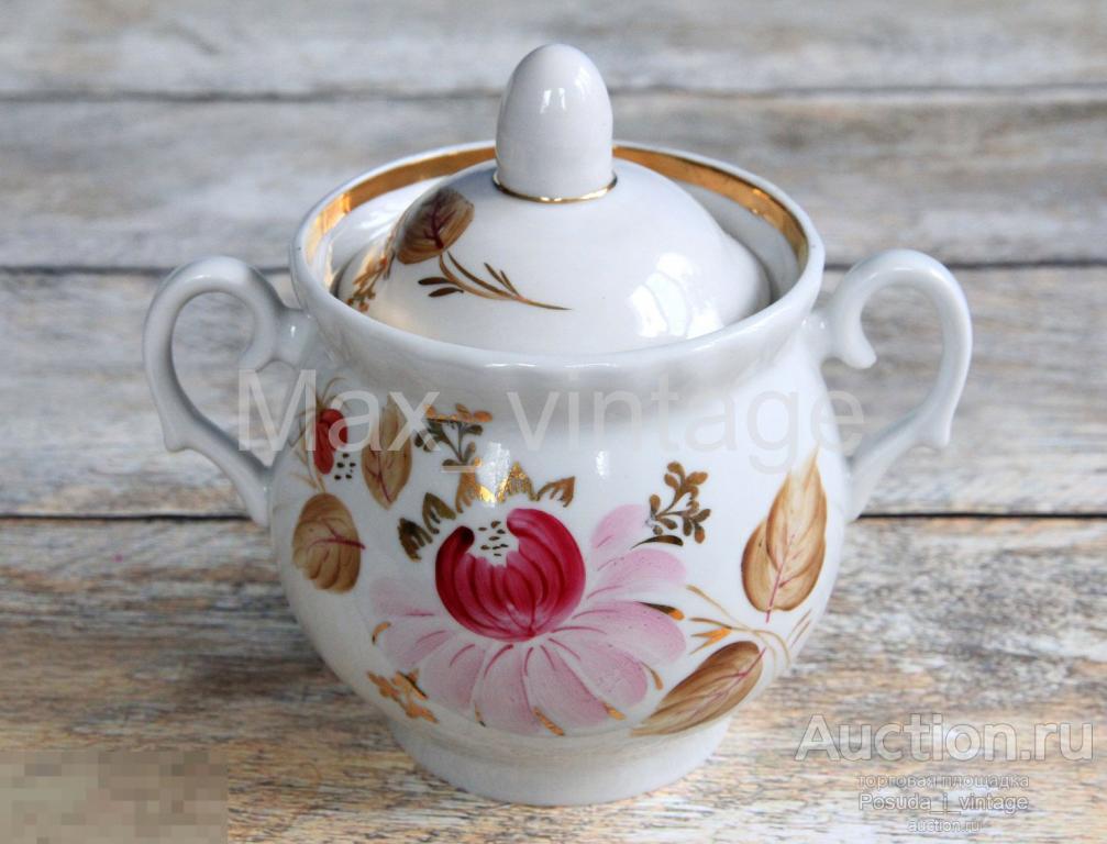 Сахарница Барановка. Ручная роспись. Новая. Редкость!