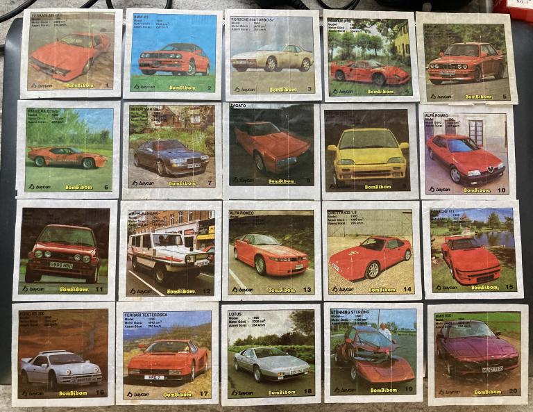 Bombibom 1 серия, полный комплект 1-60 из коллекции