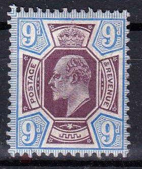 Великобритания 1905 король Эдуард VII MLH SG-251а £120