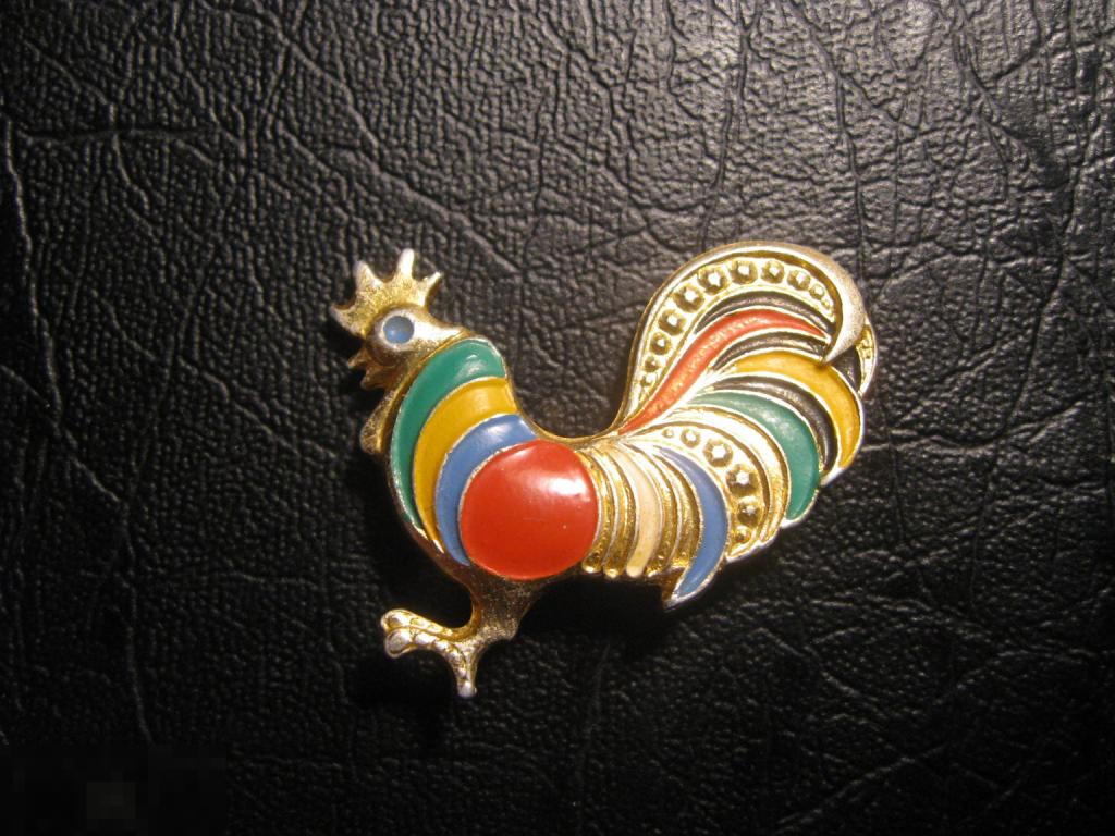 Петух. Петушок. Детский значок. Редкий.