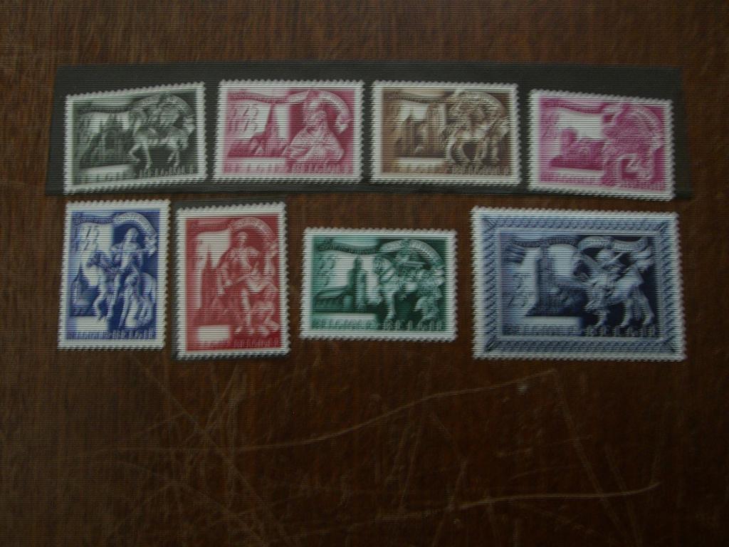 Бельгия 1943 зимняя помощь сер 8 5 ев