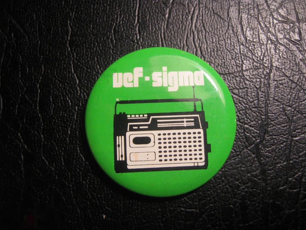 VEF Sigma. Рижский электротехнический завод ВЭФ. Радиоприемники. Рига. Зеленый Клеймо Norma. Редкий.