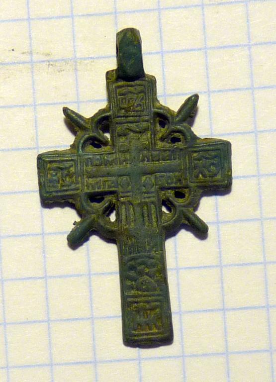 Крест нательный крестик старинный 17-18 вв