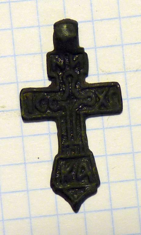 Крест нательный крестик старинный 16-17 вв