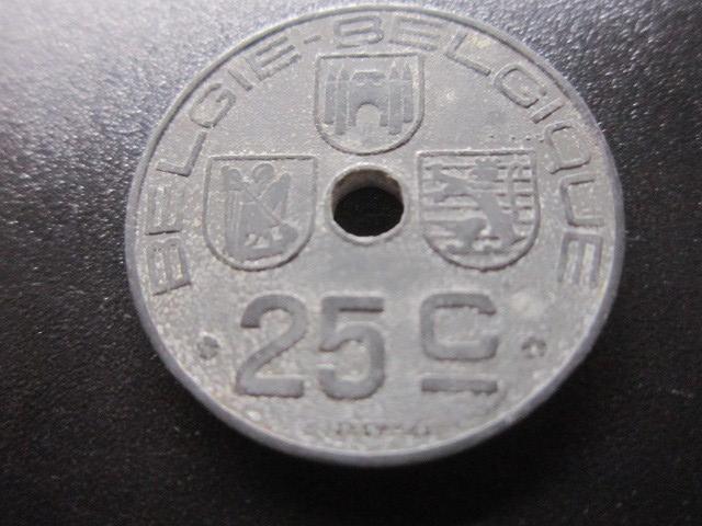 БЕЛЬГИЯ   25 САНТИМОВ 1946    ( BELGIЕ - BELGIQUE )