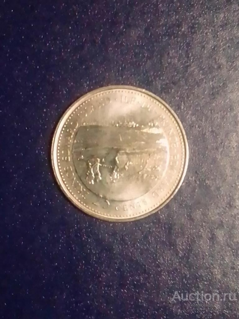 25 центов Канада 1992 год "125 лет Конфедерации"