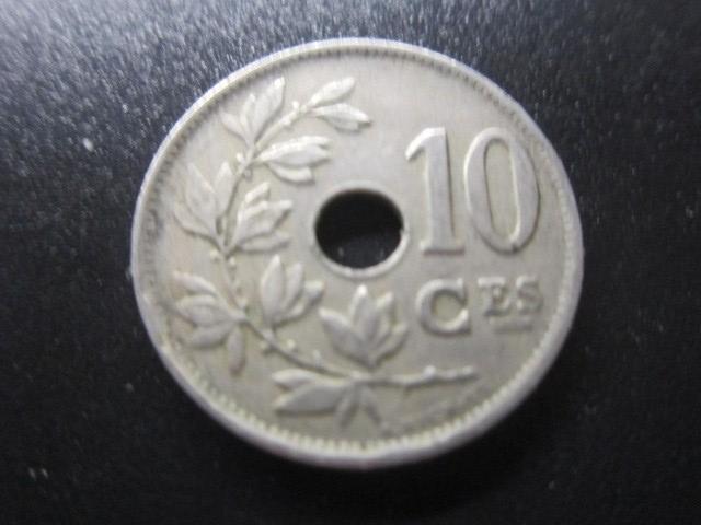 БЕЛЬГИЯ 10 САНТИМОВ 1921    BELGIQUЕ