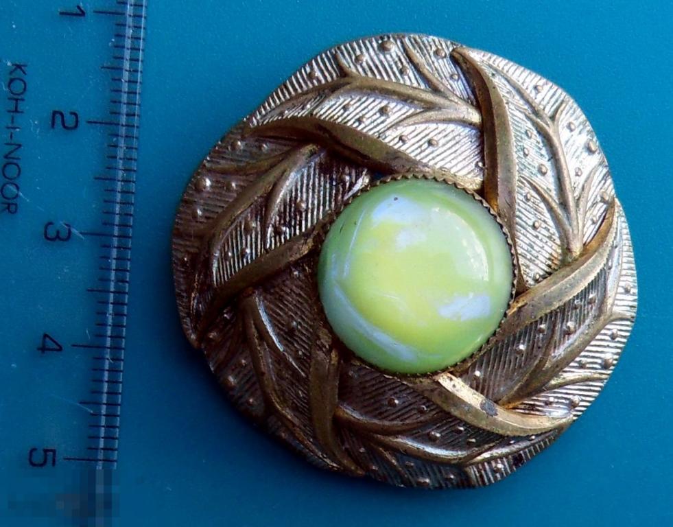 Брошь С КАМНЕМ (ш.К.) тяж. мет. редкая!!! винтаж!!! ЛЮКС!!! ШИКАРНАЯ!!!