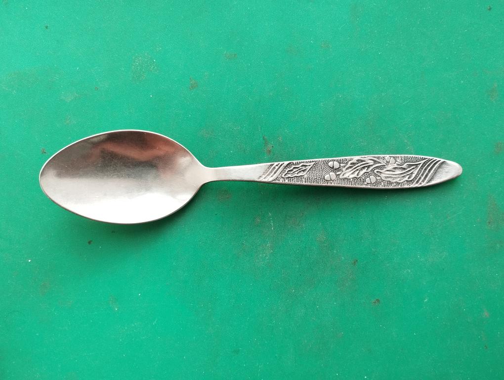 Ложка чайная. СССР. Нержавейка. Клеймо. Завод "Труд" г. Вача Горьковская область.