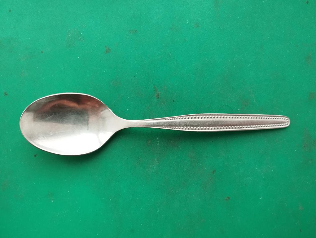 Ложка чайная. СССР. Нержавейка. Клеймо. Завод "Метапласт" г. Колышлей Пензенская область.