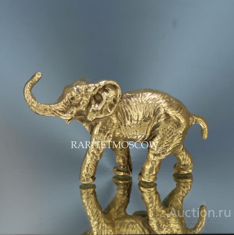 Слон старинная антикварная статуэтка бронза латунь Англия 4