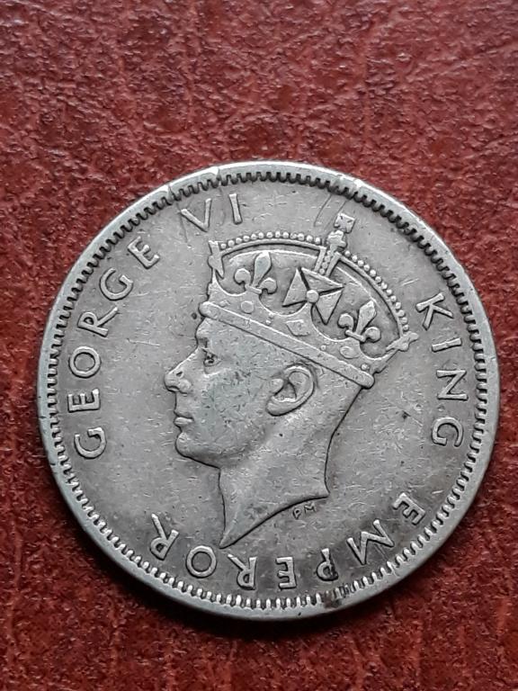 Фиджи 1 шиллинг 1942 КМ 12а