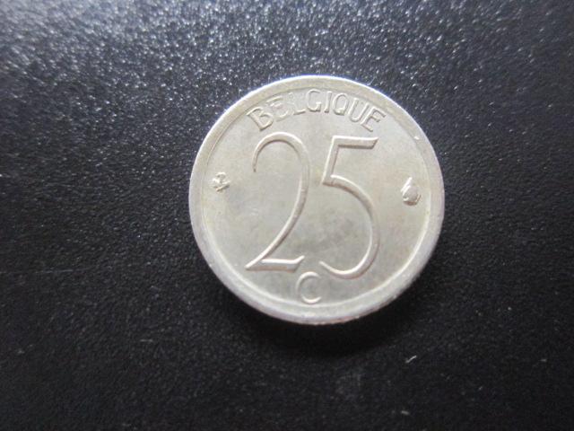 БЕЛЬГИЯ 25 САНТИМОВ 1968 BELGQUIË