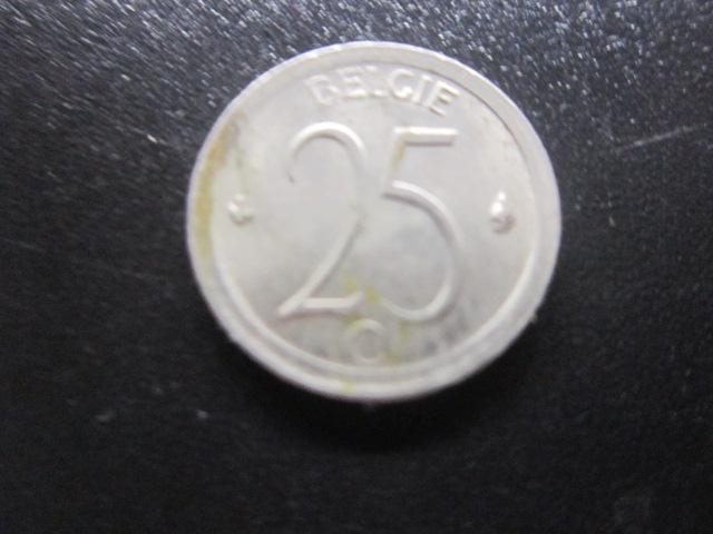 БЕЛЬГИЯ 25 САНТИМОВ 1970 BELGIË