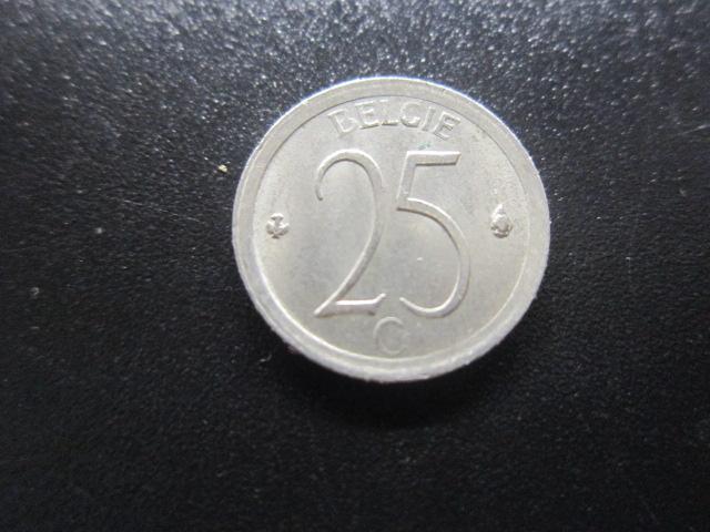 БЕЛЬГИЯ 25 САНТИМОВ 1972 BELGIË