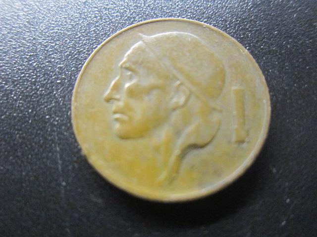 БЕЛЬГИЯ 50 САНТИМОВ 1955 BELGIQUË