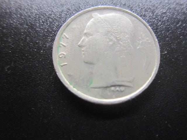 БЕЛЬГИЯ 1 ФРАНК  1977     BELGIQUЕ