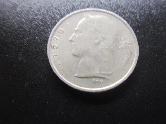 БЕЛЬГИЯ 1 ФРАНК  1975     BELGIЕ