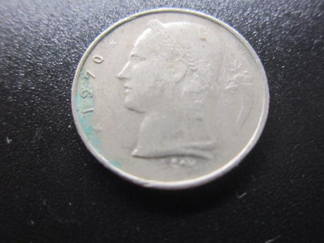 БЕЛЬГИЯ 1 ФРАНК  1970     BELGIЕ