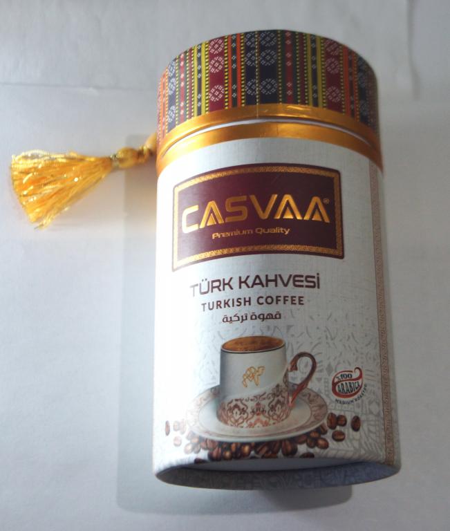 Коробка-банка картон из под кофе CASVAA Турция