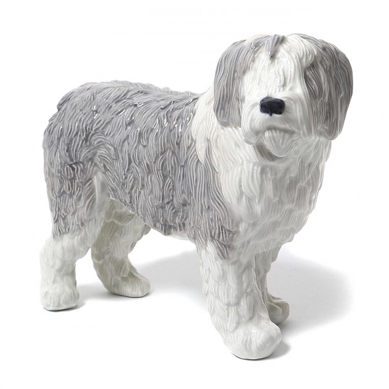 Фарфоровая фигура "Бобтейл​". Royal Copenhagen