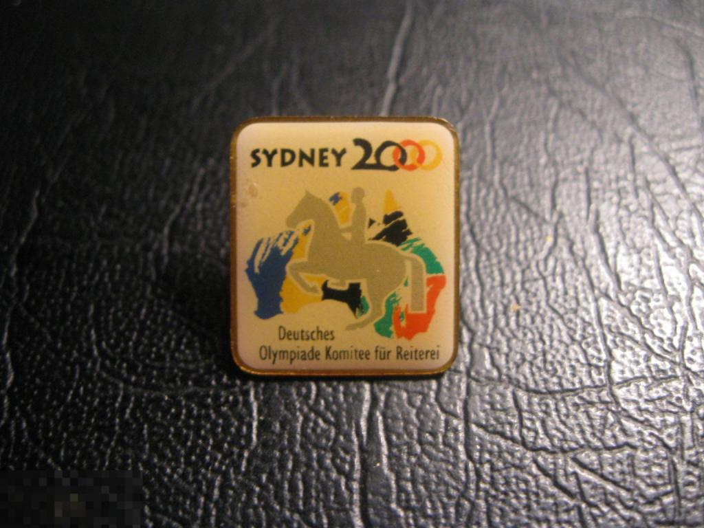 Сидней 2000. Олимпийский комитет Германии ФРГ. Конь. ОЛИМПИАДА. НОК. Спорт. Тяжелый. Редкий