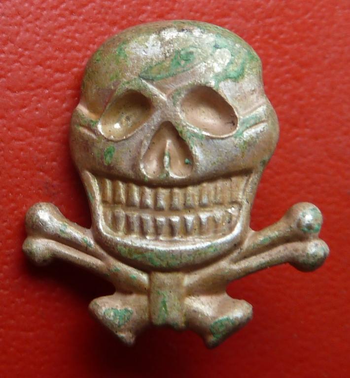 Германия 3 рейх Значок фрачный Мертвая голова ранний тип Der tote Kopf
