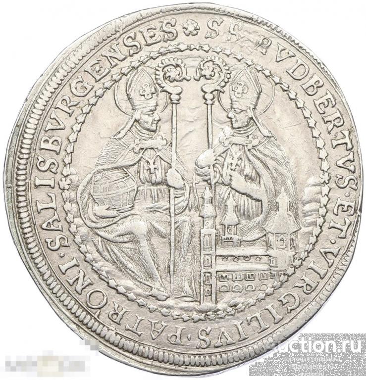 1/2 талера 1668 года Зальцбург