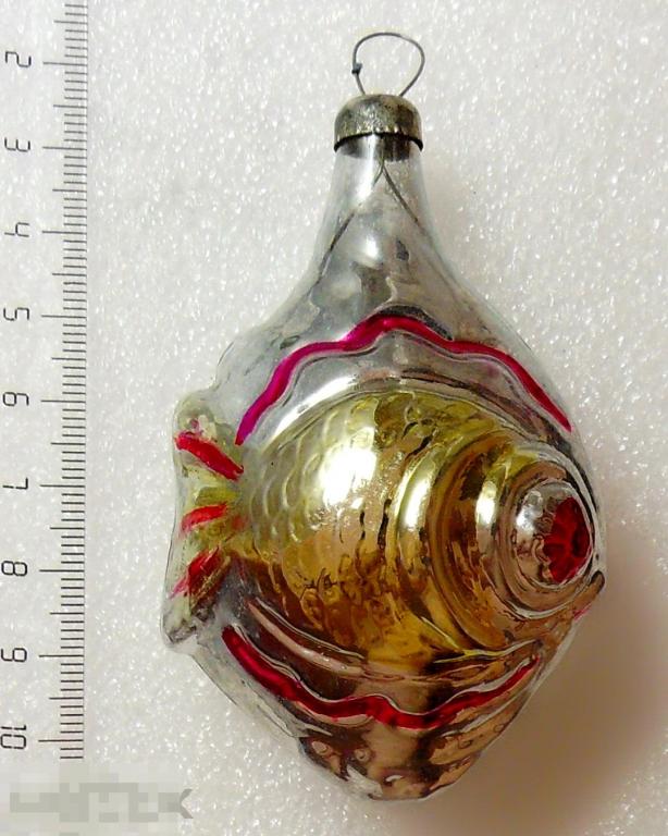 елочная игрушка РЫБА рыбка СССР. винтаж  РР4