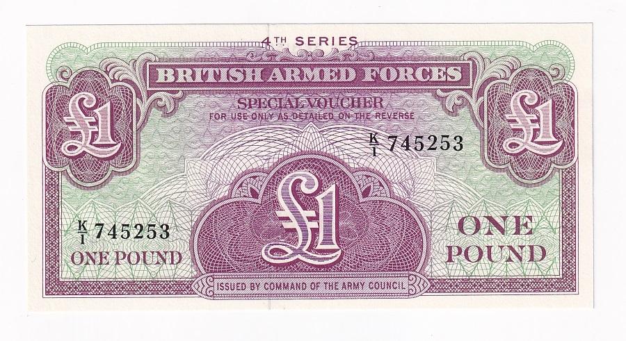 Англия Банкнота 1 фунт 1962 год UNC (43454)