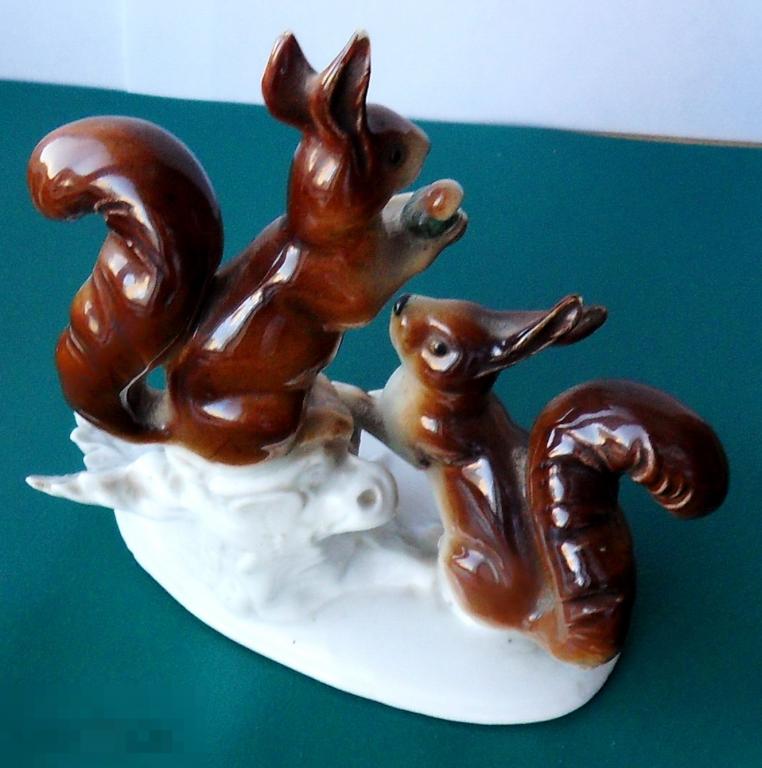 БЕЛОЧКИ Германия, Reichenbach ОРИГИНАЛ!!!  фарфор ЛЮКС!!!  Кр1