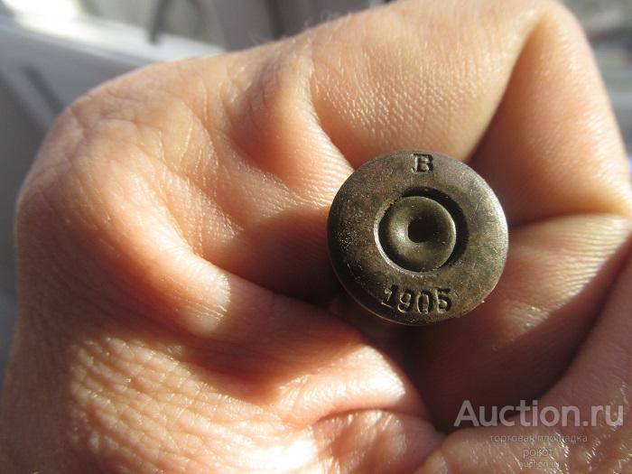 гильза  B 1905 Weiss Patronenfabrik, Vienna, Австрия 1905 год