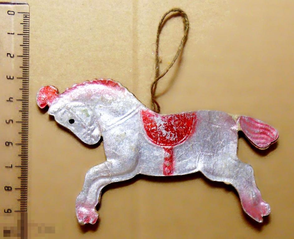 ЦИРКОВАЯ ЛОШАДЬ. КОНЬ. ЦИРК. Картон. Фигурки. РР3