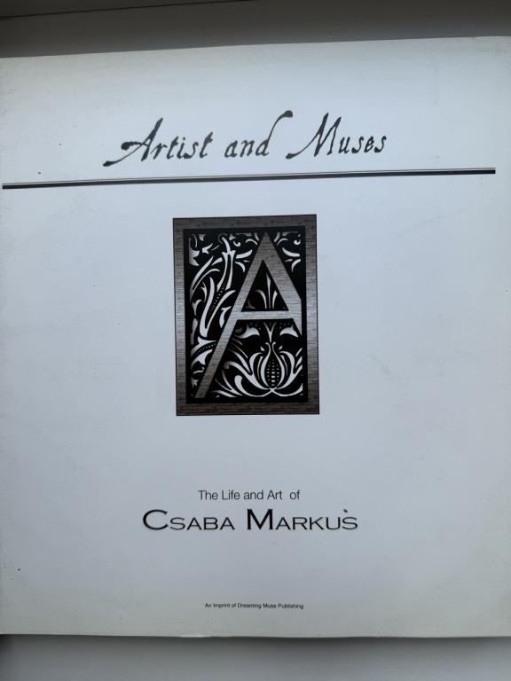 Книга с автографом художника Шаба Маркус Csaba Markus