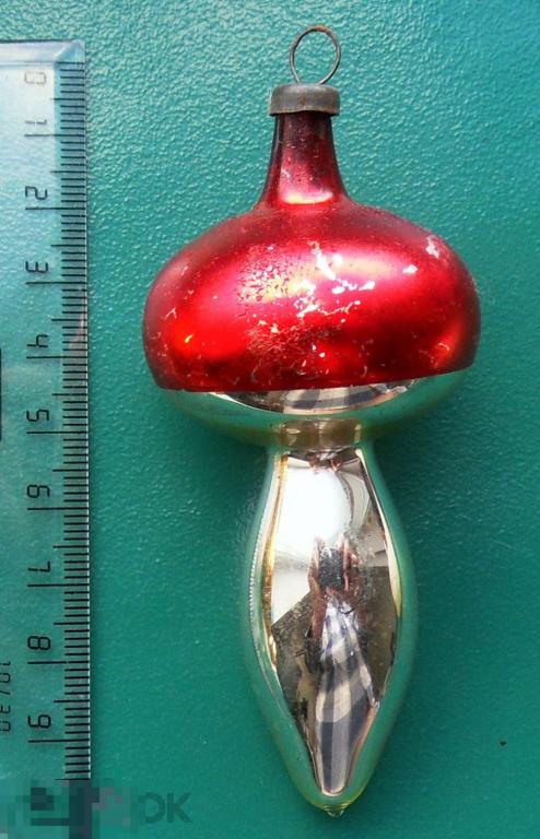 елочная игрушка ГРИБ грибок.   СССР  РР1