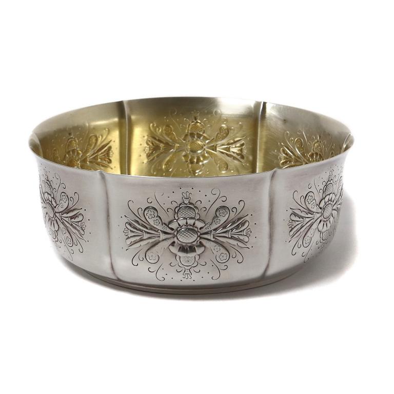 Серебряная ваза. Швеция, 1952 год.