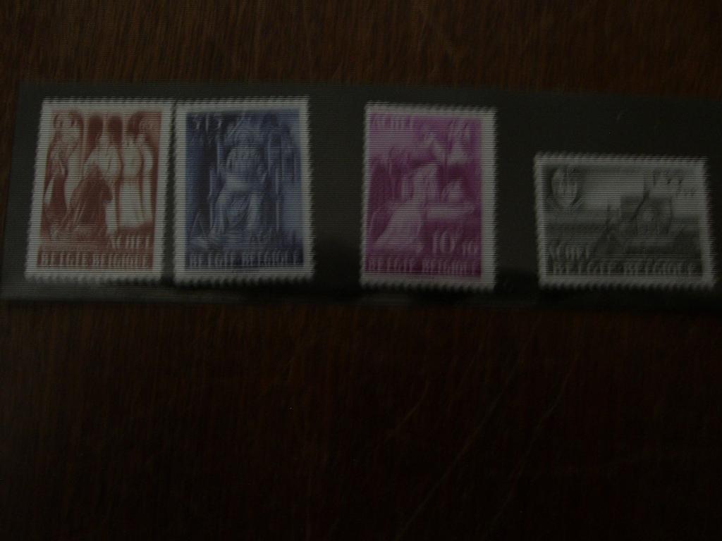 Бельгия 1948 шевремон 4 м 8 ев