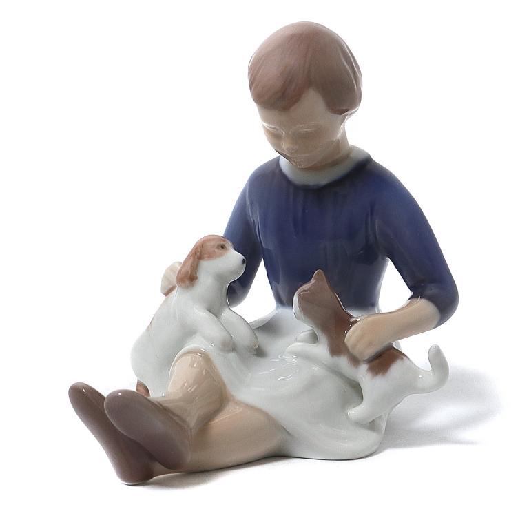 Фарфоровая фигура "Друзья". Bing & Grondahl.