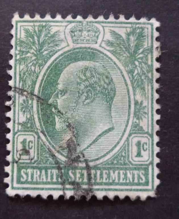 Стрейтс Сетлментс  1904 г.   Стандарт  1с.   гаш.   Би.3