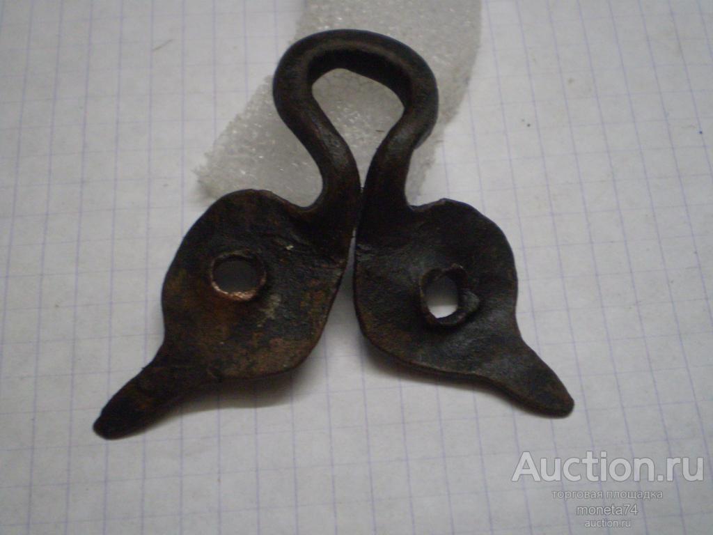 Медный крепеж умывальника/ рукомойника или котелка. 2