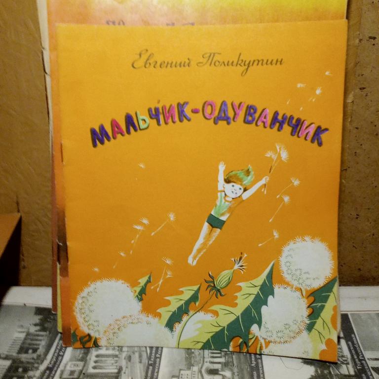 Книга.Е.Поликутин.Мальчик-одуванчик.Воронеж.1982г.СССР.