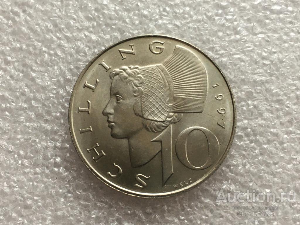 Австрия 10 шиллингов 1997 Женщина из Вахау Регулярный чекан Погодовка