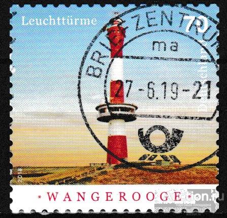 Германия 2018 Маяки Навигация Мореплавание Судоходство Сооружения 1м, гашёная с конверта