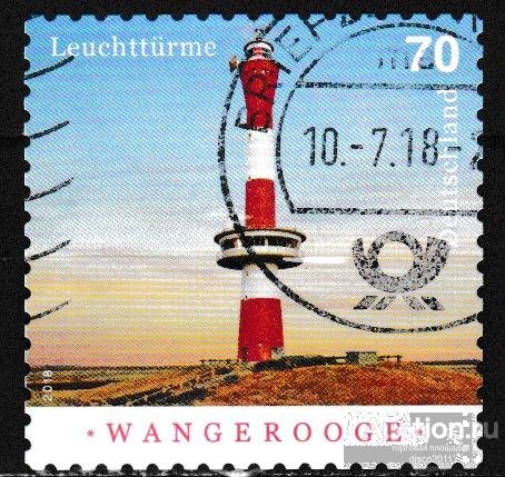 Германия 2018 Маяки Навигация Мореплавание Судоходство Сооружения 1м, гашёная с конверта